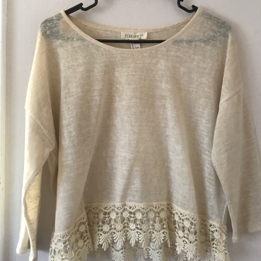 White long sleeve large